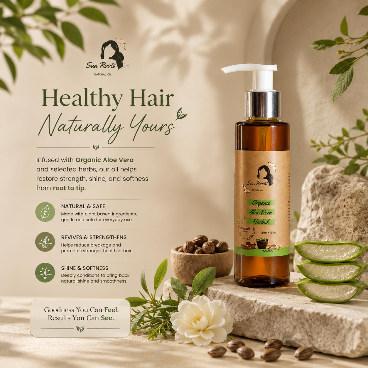 Sua Roots Organic Hair Oil